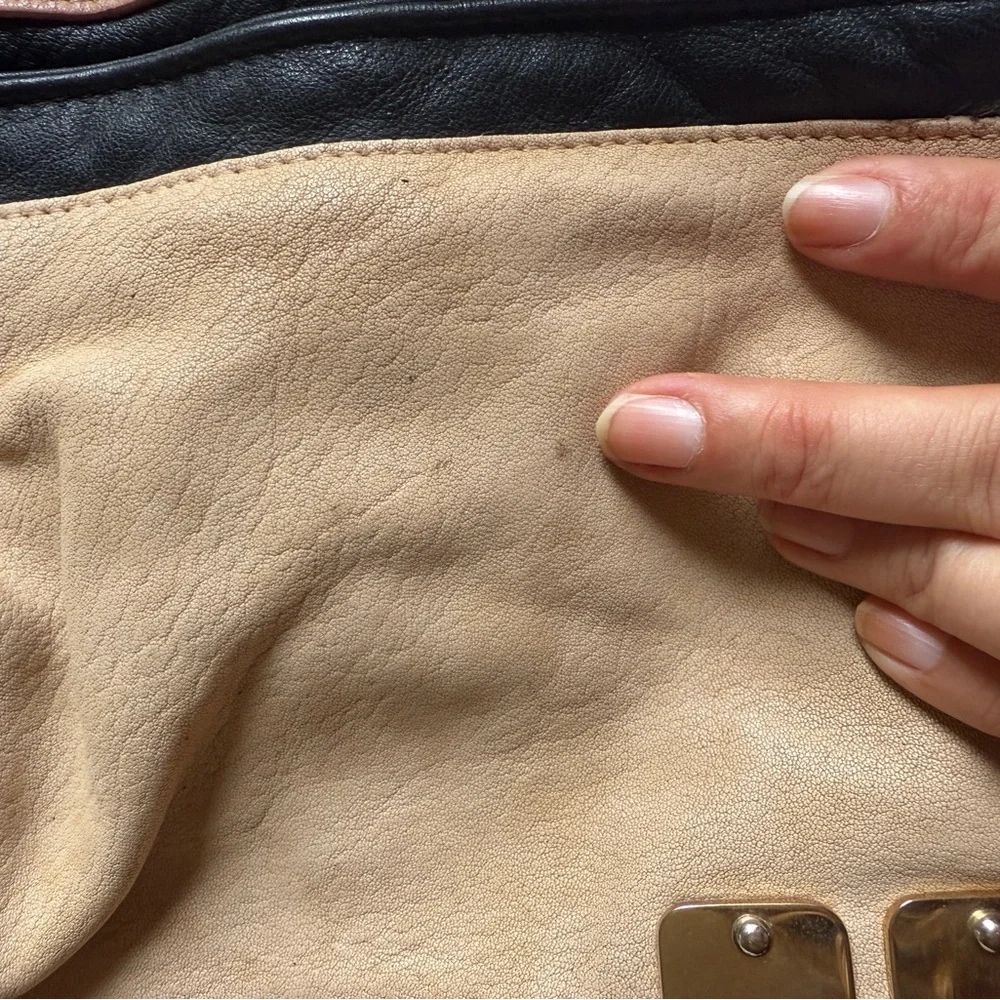 See By Chloe Black, Blush & Pink Leather Tote Bag